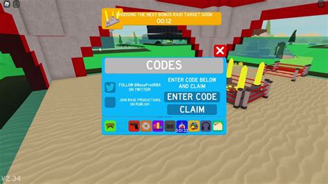 promo codes base raiders roblox.